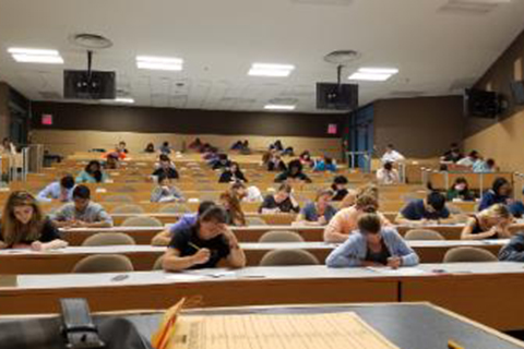 Students Taking Exam
